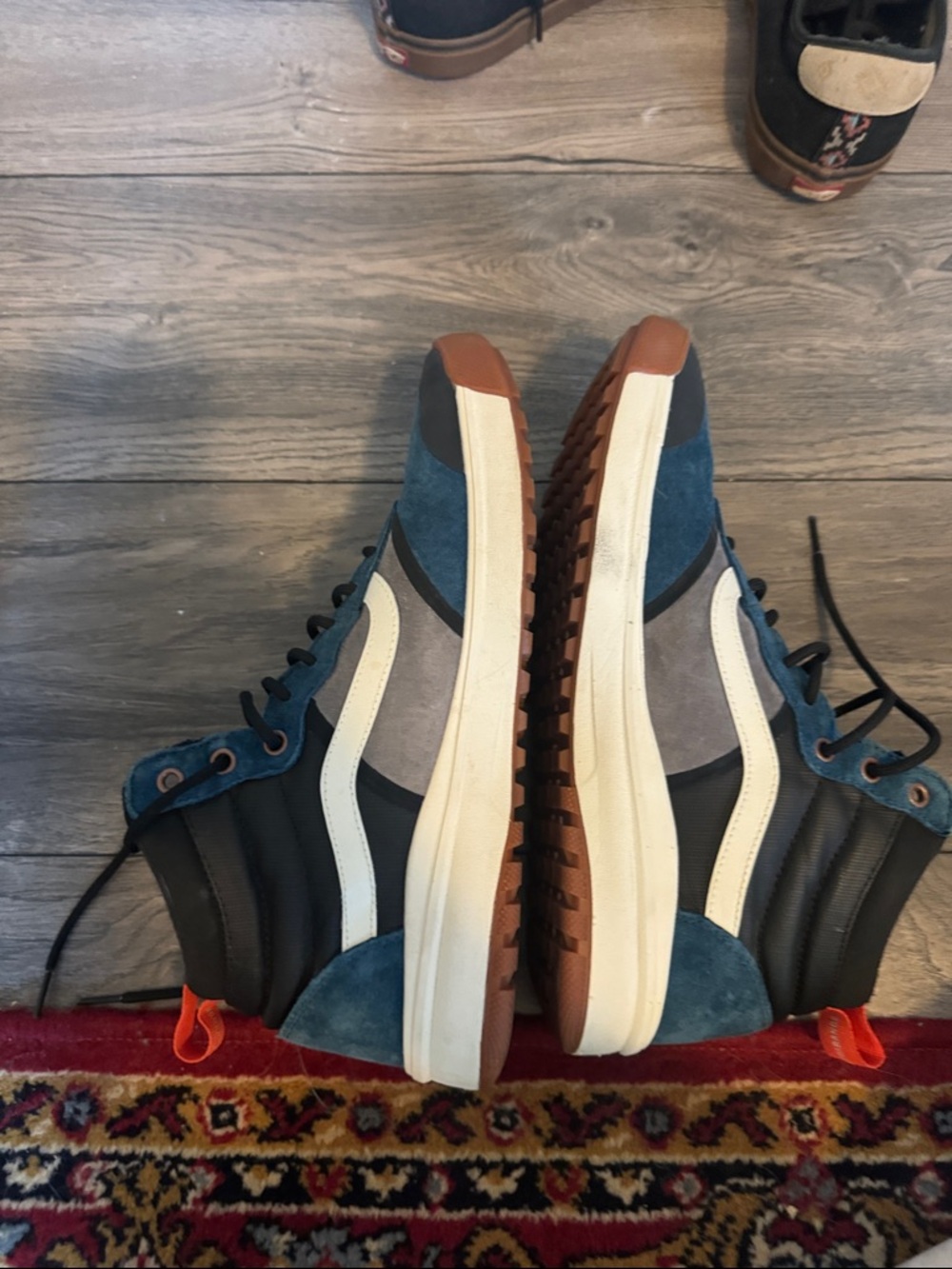 Men’s VANS UltraRange Hi DL MTE sneakers Gibraltar Sea/Marshmallow size 12 - Picture 10 of 14